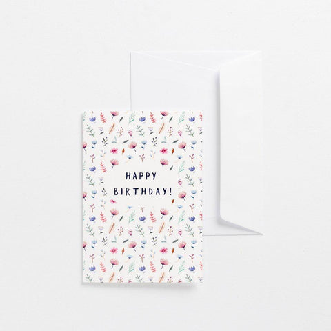 Card FlowerBomb Happy Birthday - PRESENTspace