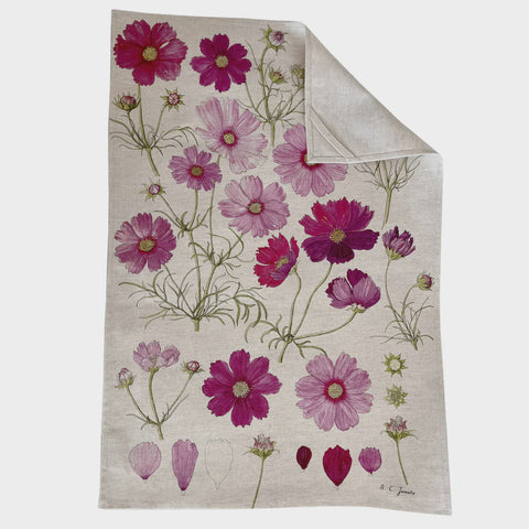 Tea Towel Cosmos