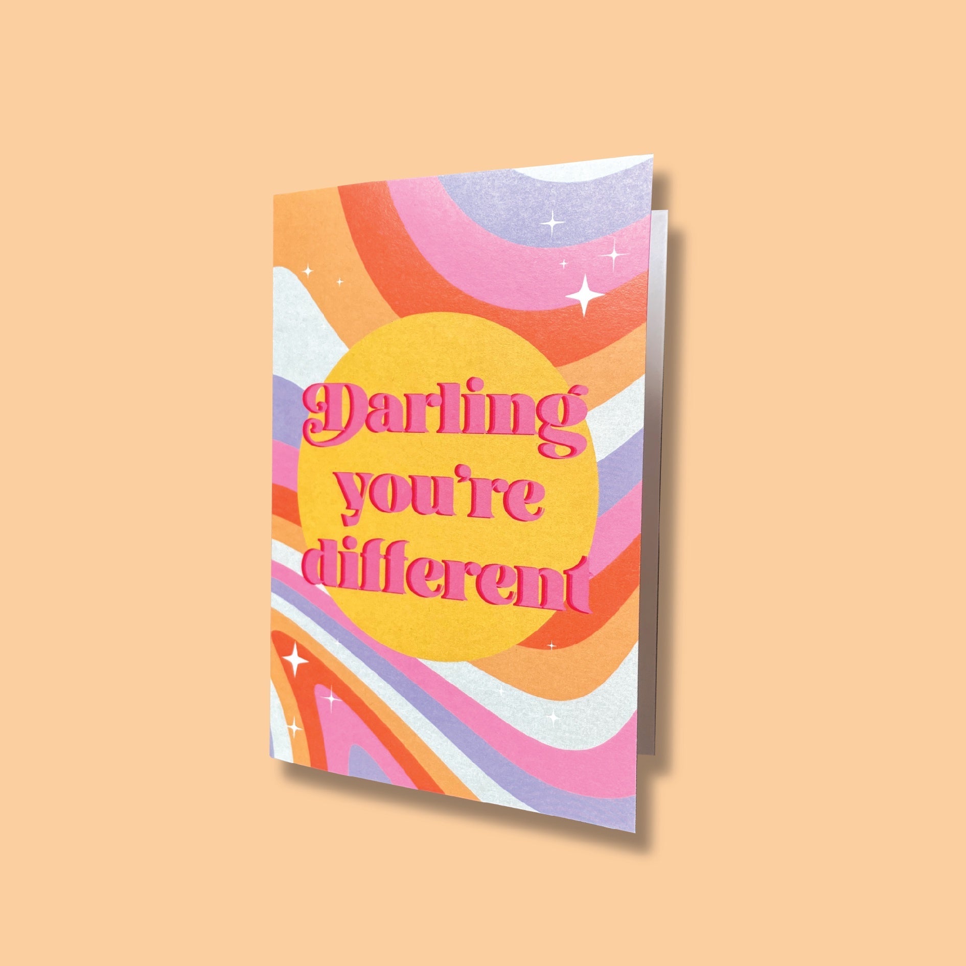 Card A6 Darling You'Re Different