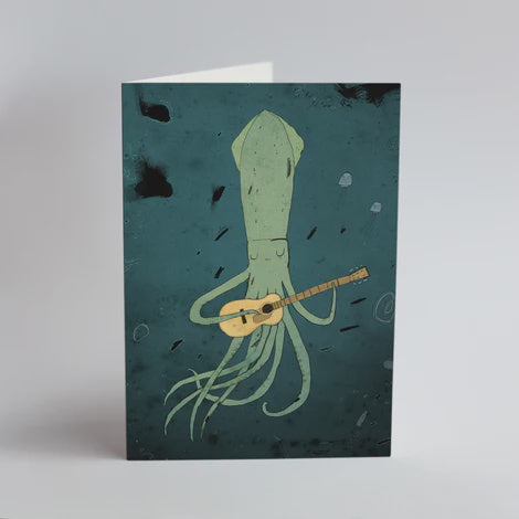 Card Guitar Squid