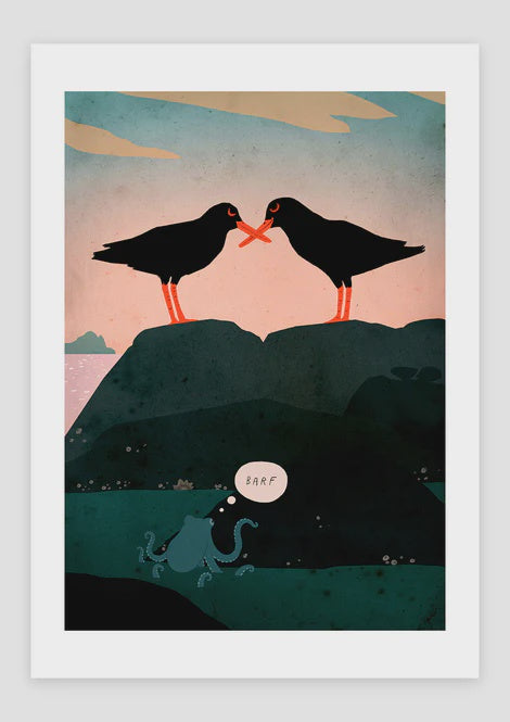 Print A5 Oystercatcher Barf