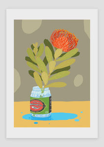 Print A3 Protea Pecks