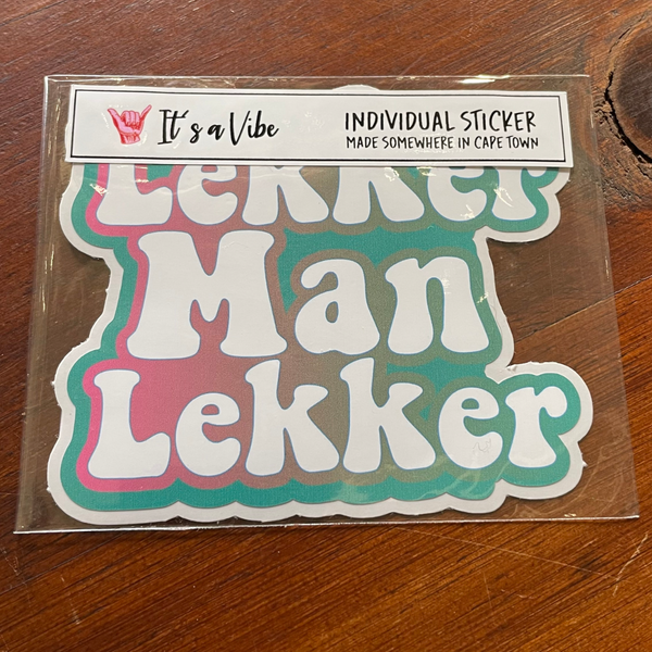 Sticker Lekker Man Lekker new