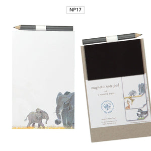 Notepad Magnetic with Pencil Elephant - PRESENTspace