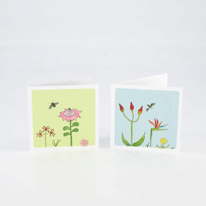 Card 2pk Flowers Protea/Aloe - PRESENTspace