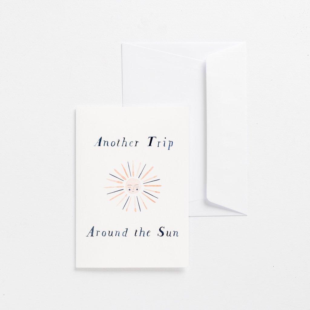 Card Another Trip Around The Sun White - PRESENTspace