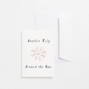 Card Another Trip Around The Sun White - PRESENTspace