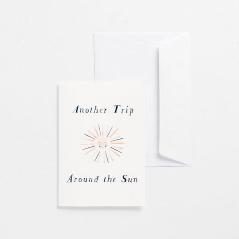 Card Another Trip Around The Sun White - PRESENTspace