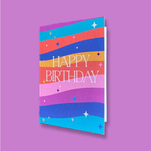 Card A6 Happy Birthday