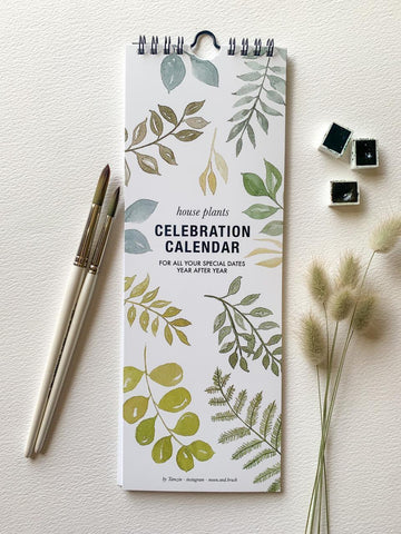 Calendar House Plant Celebration Leaf - PRESENTspace