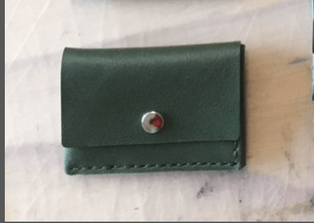 Skinny Wallet Green - PRESENTspace